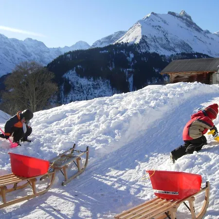 A Charming Swiss Family Daheim Apartment Isenfluh
